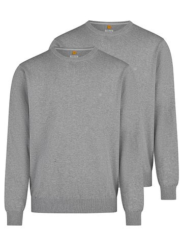 Pullover Basic in Grau