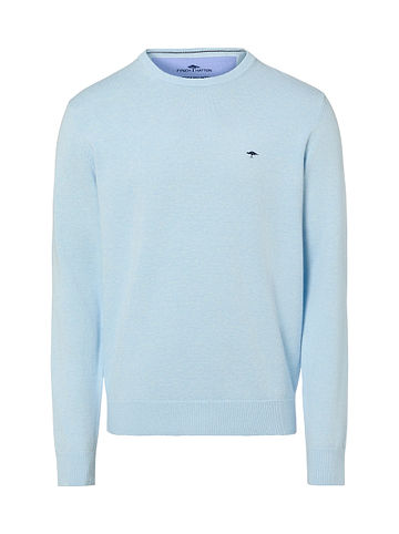 Pullover in hellblau - 0001
