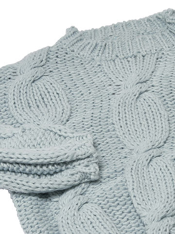 Damen Strickpullover in Hellblau