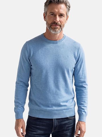 Pullover Basic in Hellblau