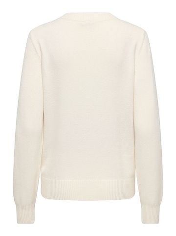 Strickpullover in Cloud Dancer