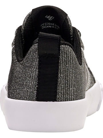 Elastische Schnürsenkel Sneaker Base Court Mädchen in BLACK