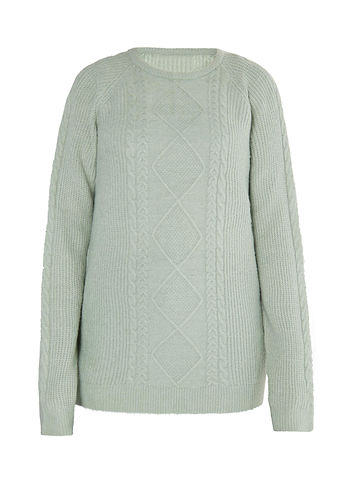 Albee Women Strickpullover in Mintgrün