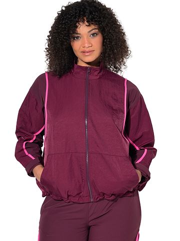 Sweatjacke in dunkle pflaume