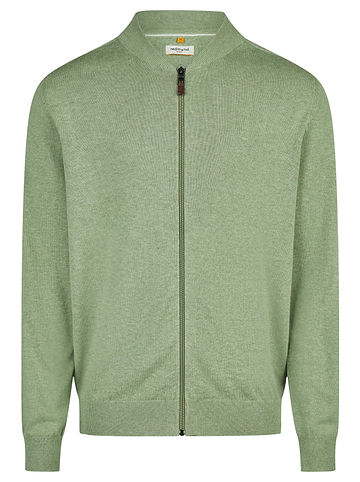 Strickjacke Basic in Hellgrün