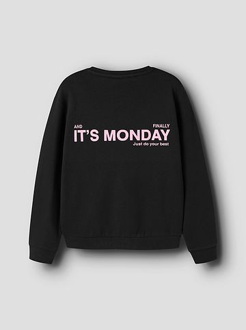Sweatshirt in Black1