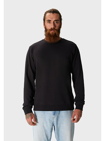 Sweatshirt Plain Basic in Black