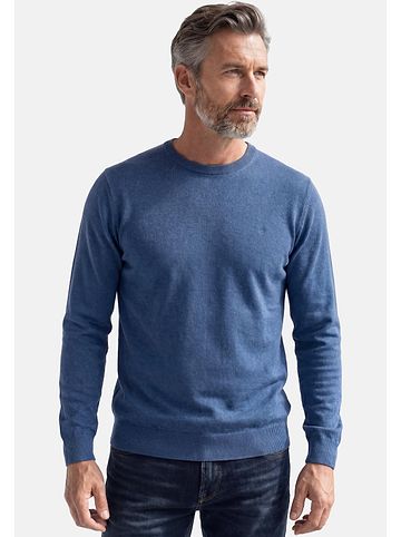 Pullover Basic in blau