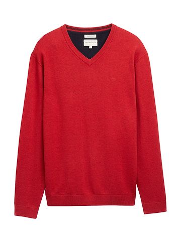 Tom Tailor Pullover in rot