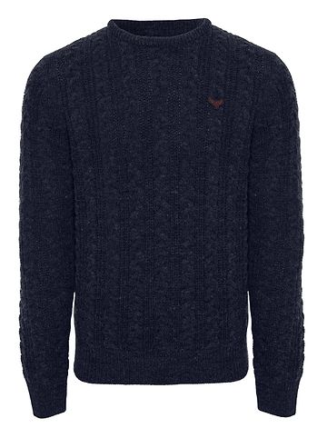 Threadbare Pullover Ely in Navy