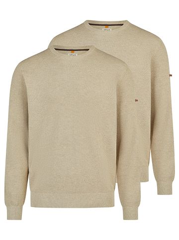 Pullover Basic in Beige