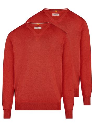 Pullover Basic in Rot
