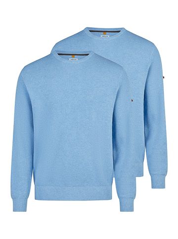 Pullover Basic in Hellblau