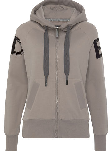 Sweatjacke in sand