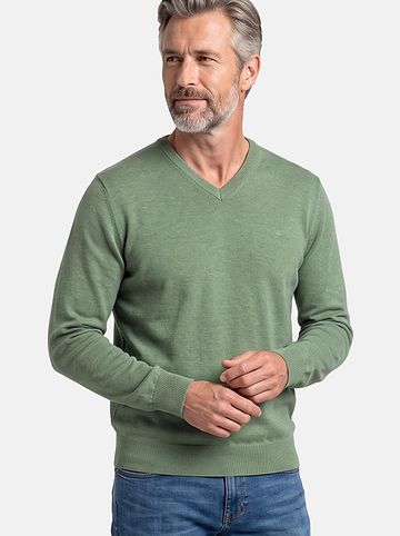 Pullover Basic in Grün