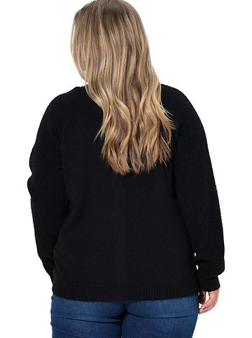 Strickjacke in schwarz