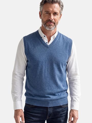 Pullunder Basic in Blau