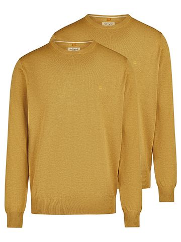 Pullover Basic in Messing