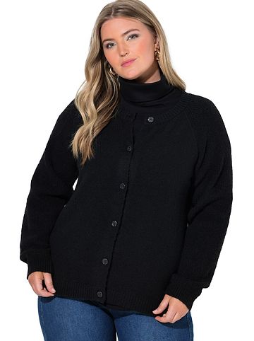 Strickjacke in schwarz