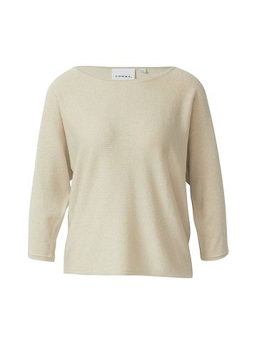 Strickpullover in gold - 0001