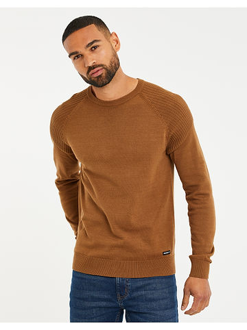 Pullover THB Jumper Badger in camel
