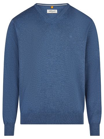 Pullover Basic in Blau