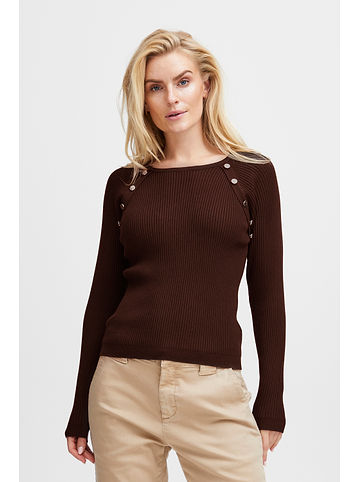 Strickpullover PZSARA Loose fit in Java Melange