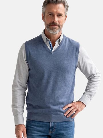 Pullunder Basic in Blau