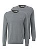 Pullover Basic in Hellgrau
