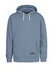 Kapuzenpullover " Basic " in dove-blue