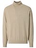 Rollkragenshirt Basic in Beige