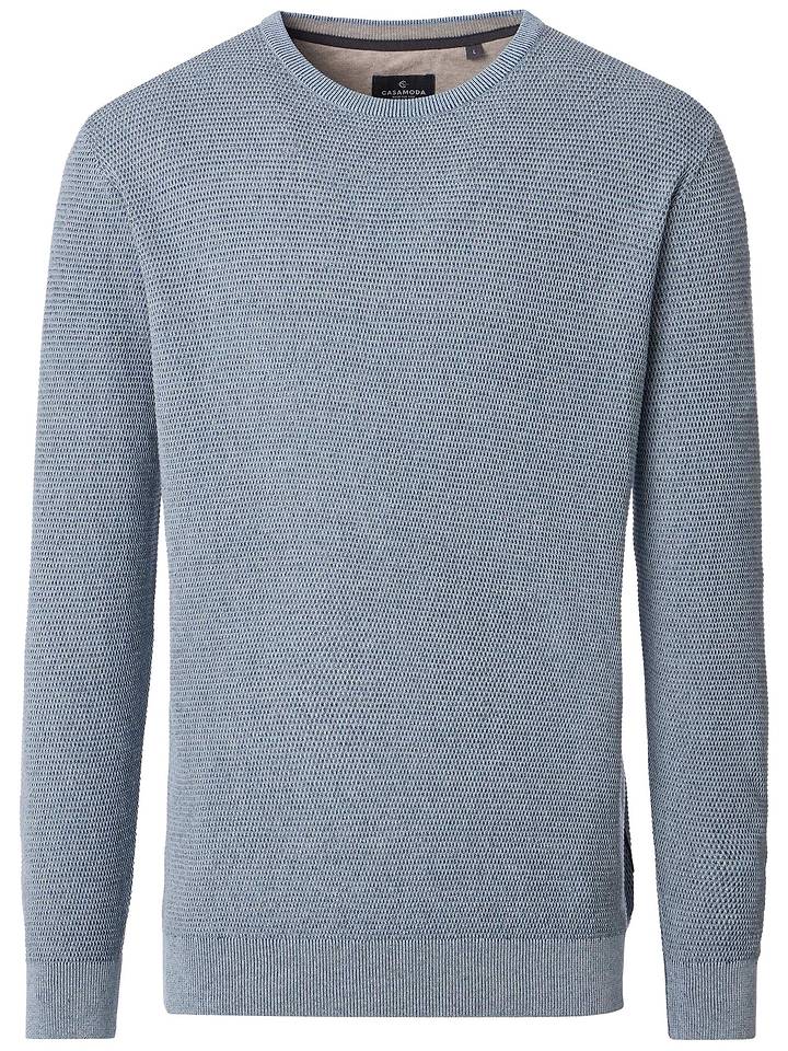 Pullover Basic in Blau