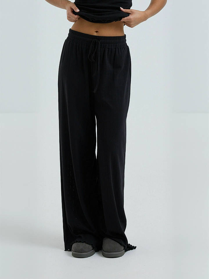 Hose Jacquard in Black