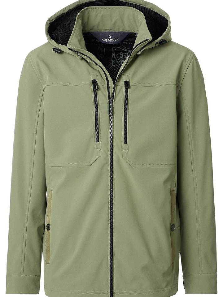 Softshelljacke Basic in Hellgrün