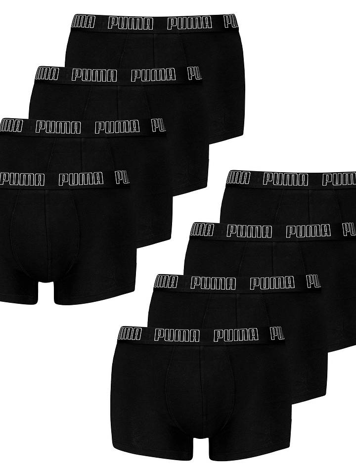 8er Pack Basic Trunks in Schwarz