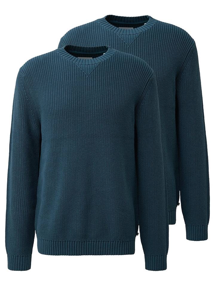 Pullover Basic in Dunkelblau