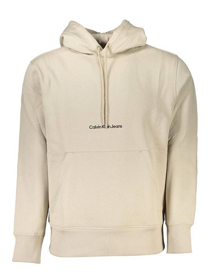 Beige Baumwolle Herren Pullover