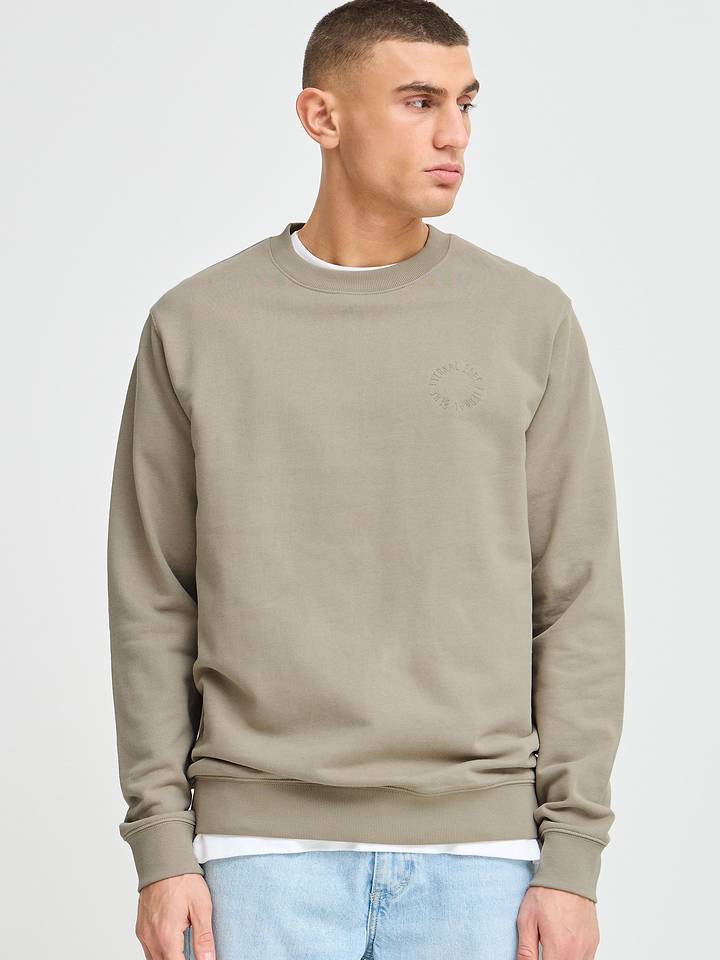 Rundhalspullover SDOratio in Beige