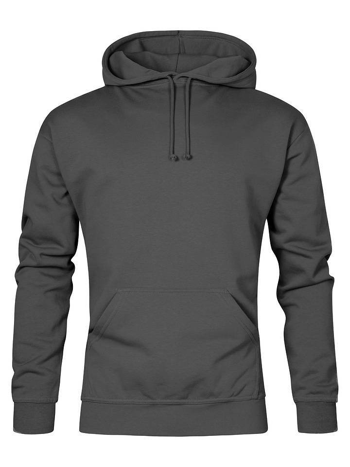 Pullover Basic in anthrazit