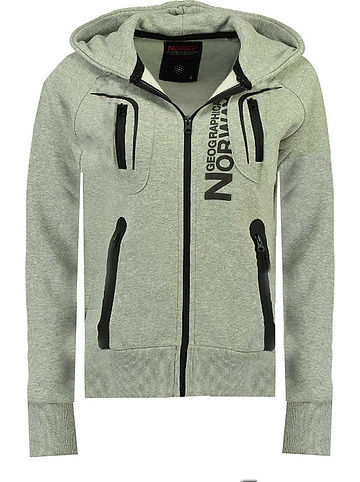 Sweatjacke "Gosepha" in Grau
