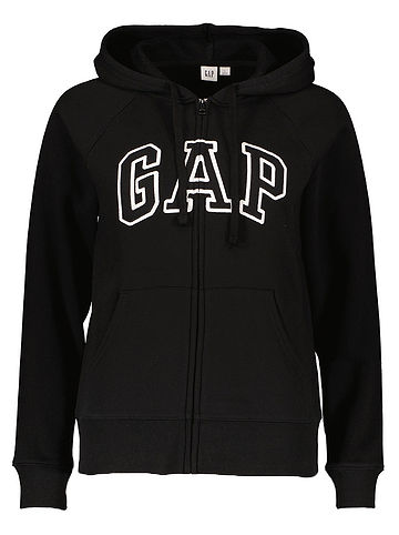 Sweatjacke in Schwarz