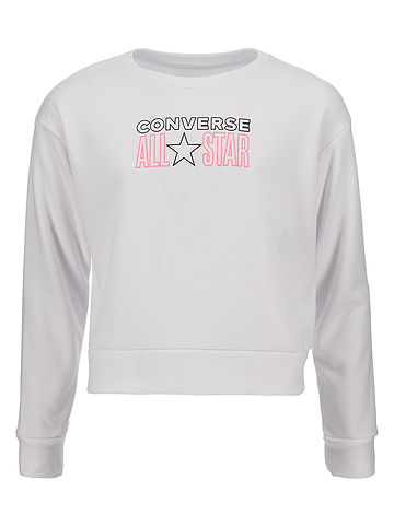 Sweatshirt in Weiß