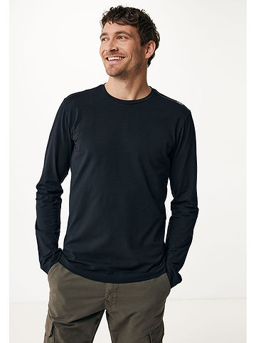 Longsleeve in Schwarz