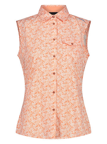Functionele blouse oranje