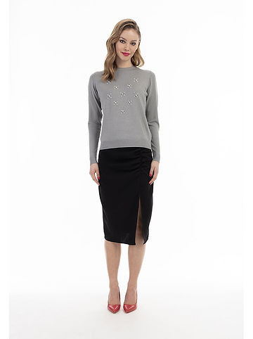 Pullover in Grau