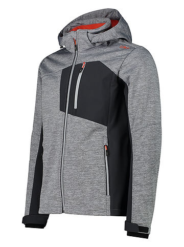 Softshelljacke in Grau
