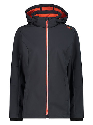 Softshelljacke in Anthrazit
