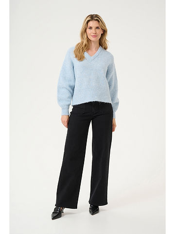 Pullover in Hellblau
