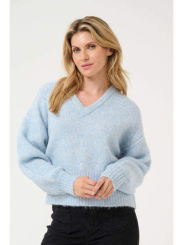 Pullover in Hellblau