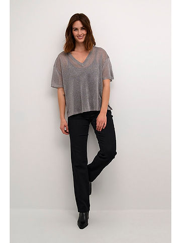 Pullover in Silber